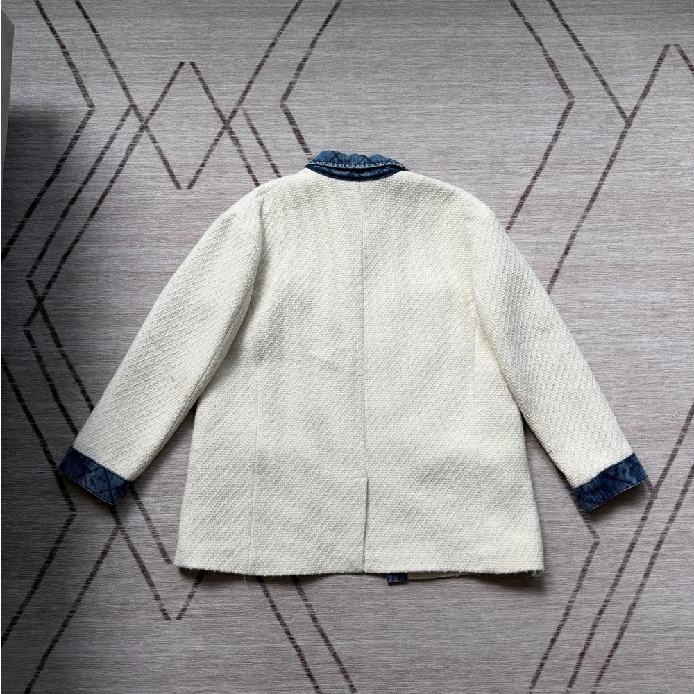 Sandro Tweed and Denim Jacket - Picture 3 of 7